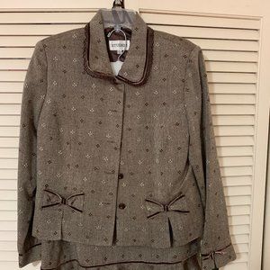 Vintage style suit set (jacket and skirt) size 12